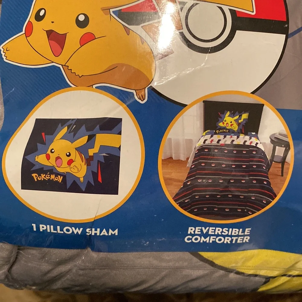 Pokémon 2 piece comforter set twin/full